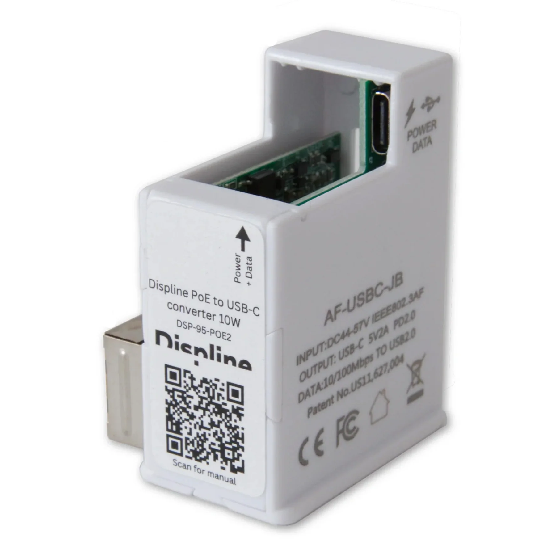 картинка SKU: DSP-95-POE2 Displine PoE Converter 10W преобразователь PoE Симпл дистрибьюшн