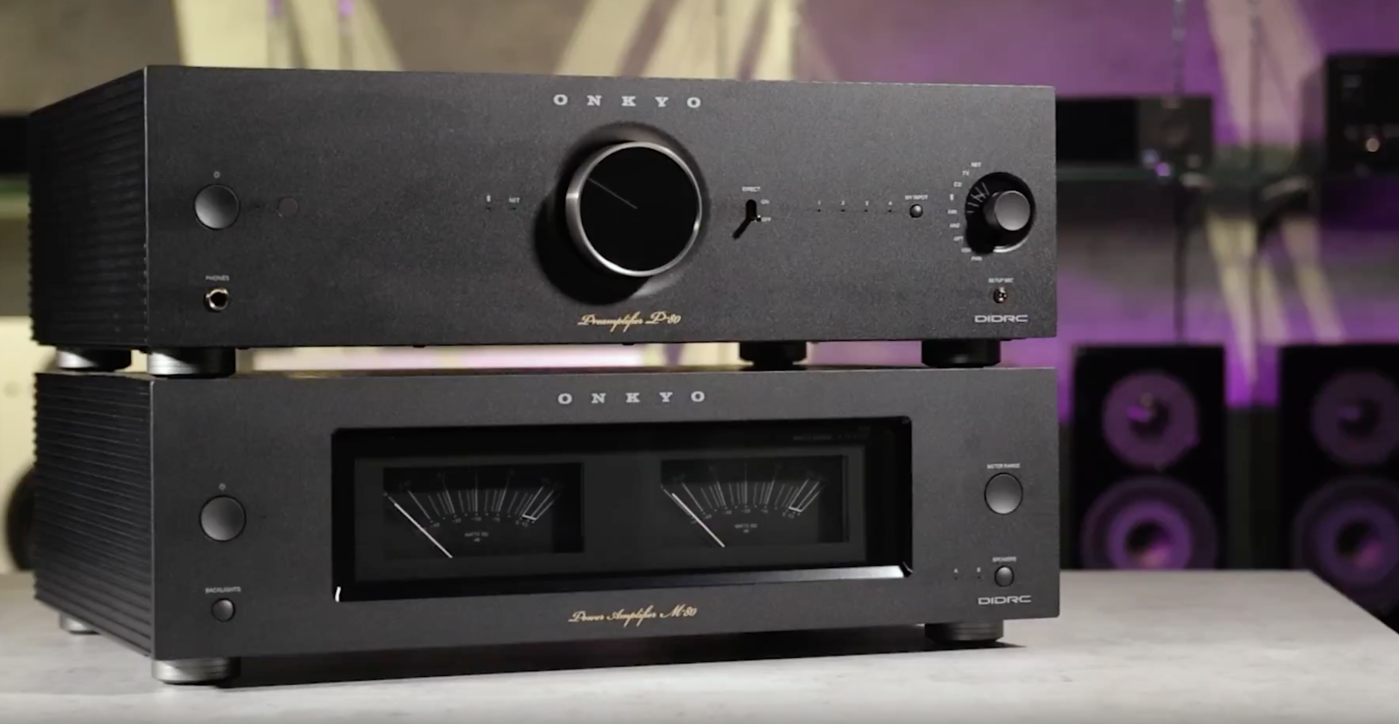 Предусилитель P-80 и мощник M-80 от Onkyo. Ищем различия с интегральным А-50м